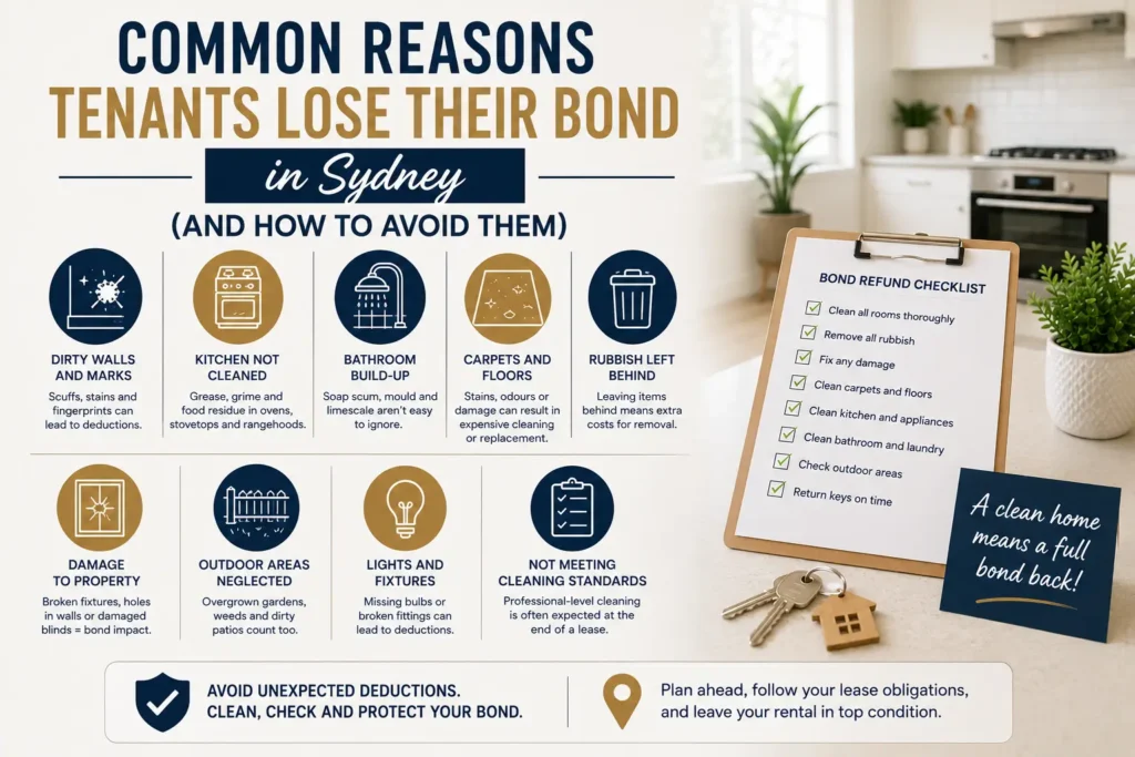 Common Reasons Tenants Lose Their Bond in Sydney (And How to Avoid Them)